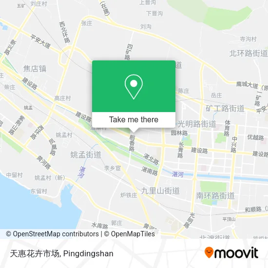 天惠花卉市场 map