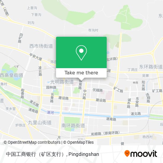 中国工商银行（矿区支行） map