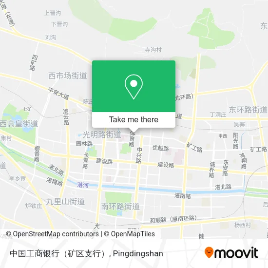中国工商银行（矿区支行） map