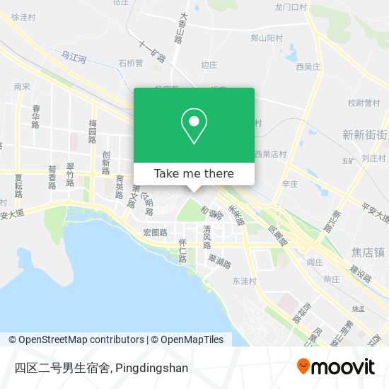 四区二号男生宿舍 map