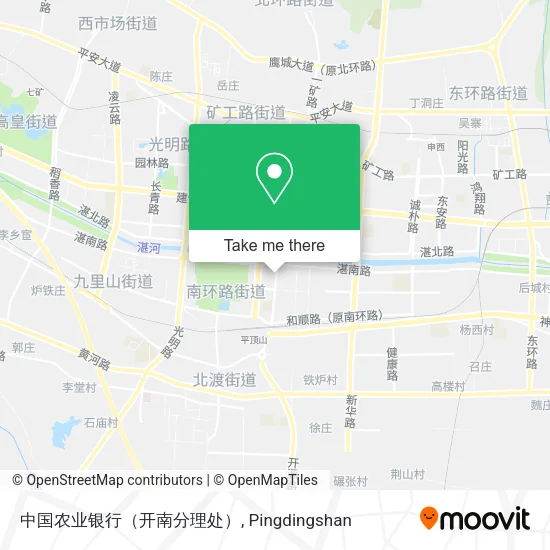 中国农业银行（开南分理处） map