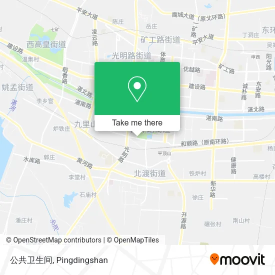 公共卫生间 map