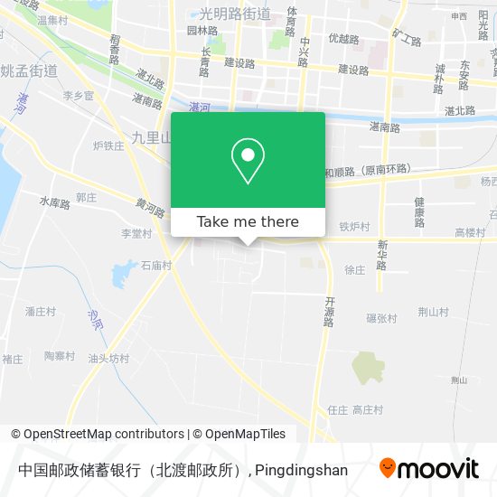 中国邮政储蓄银行（北渡邮政所） map