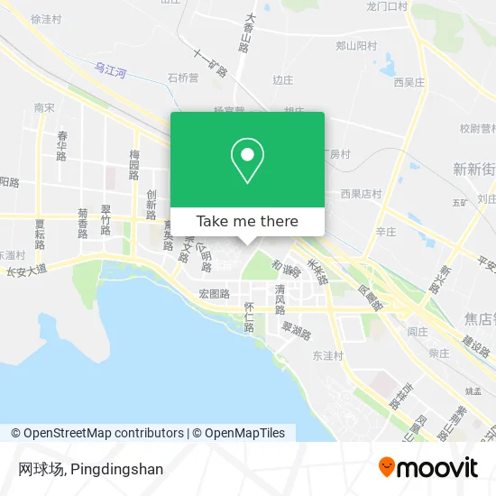 网球场 map