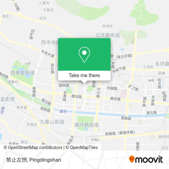 禁止左拐 map