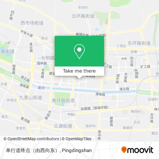 单行道终点（由西向东） map