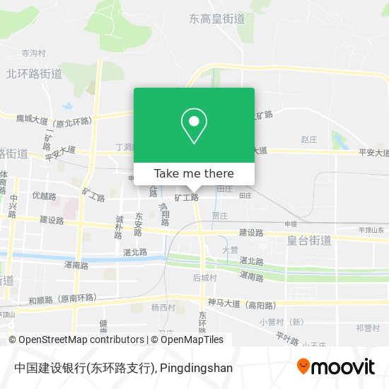 中国建设银行(东环路支行) map