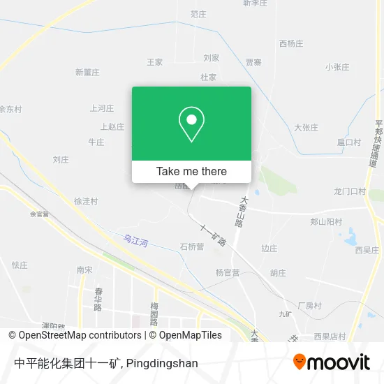 中平能化集团十一矿 map