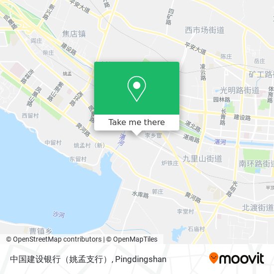 中国建设银行（姚孟支行） map