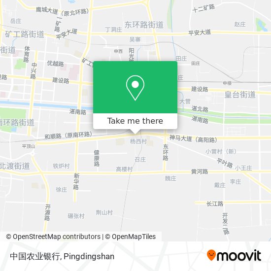 中国农业银行 map