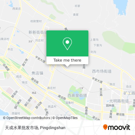 天成水果批发市场 map