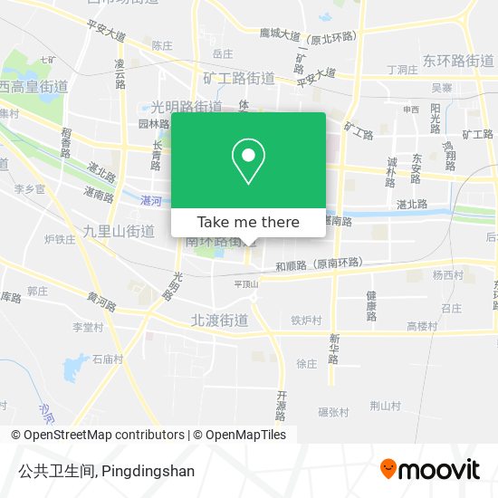 公共卫生间 map