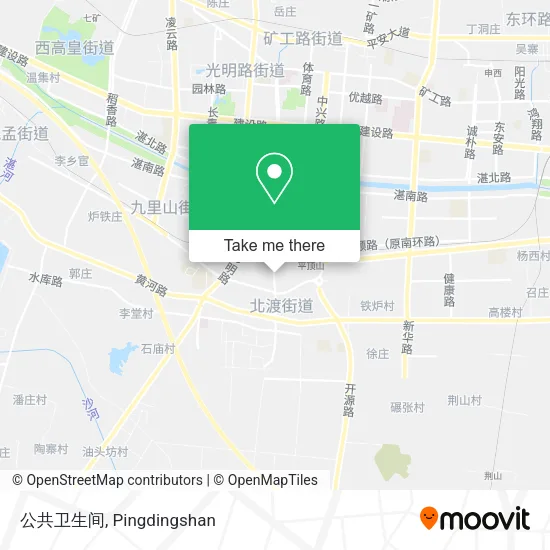 公共卫生间 map