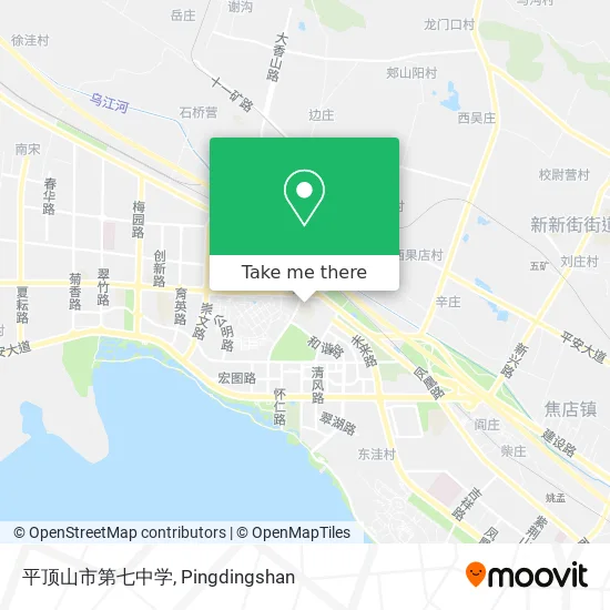 平顶山市第七中学 map