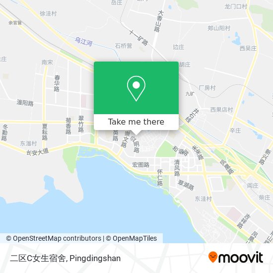 二区C女生宿舍 map