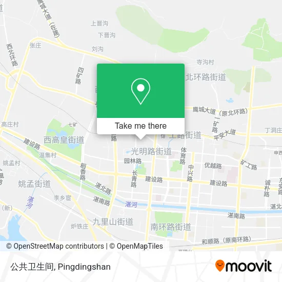 公共卫生间 map