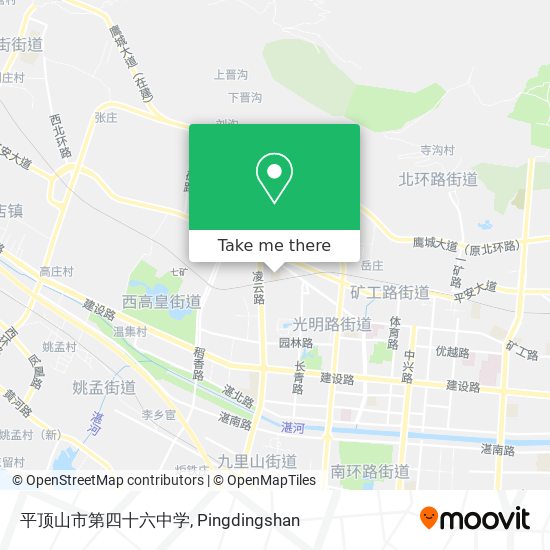 平顶山市第四十六中学 map