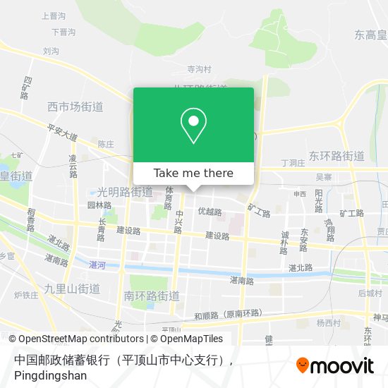 中国邮政储蓄银行（平顶山市中心支行） map