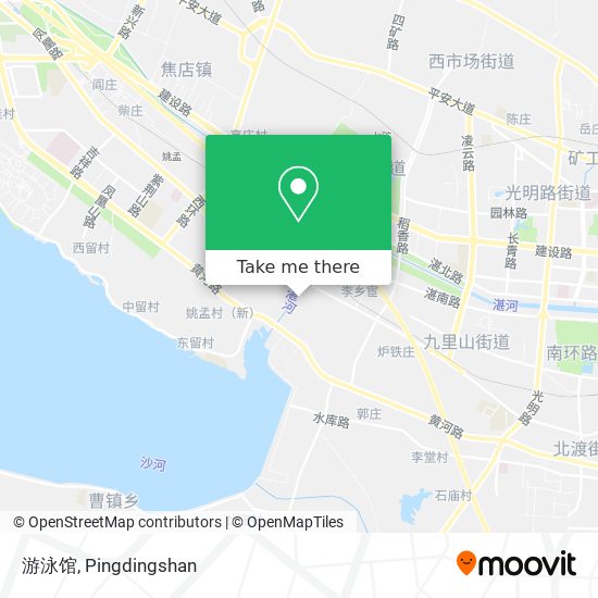 游泳馆 map