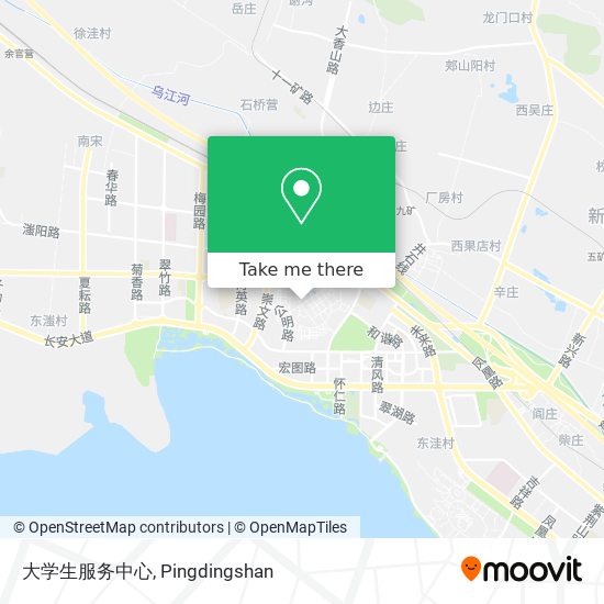 大学生服务中心 map