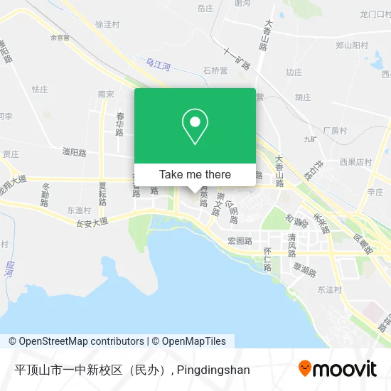 平顶山市一中新校区（民办） map