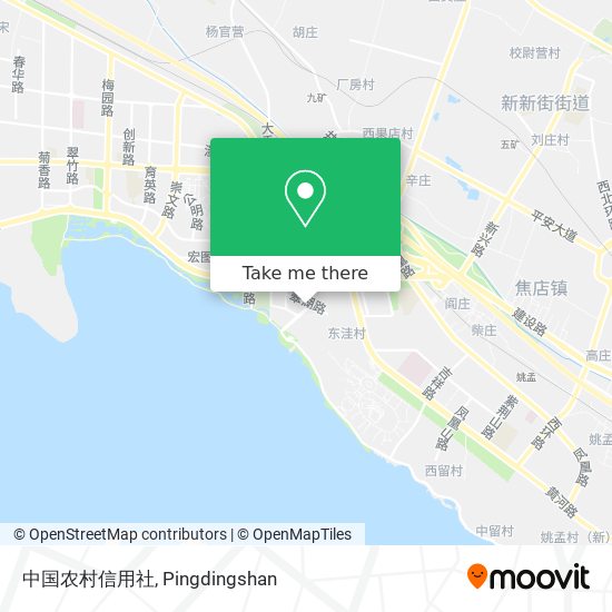 中国农村信用社 map