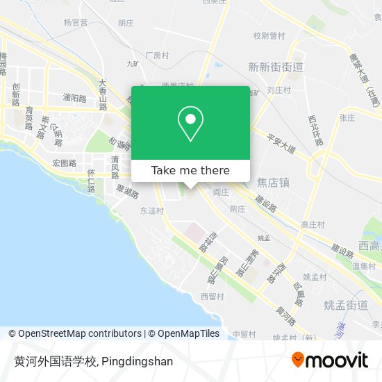 黄河外国语学校 map