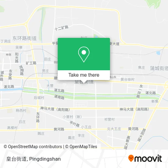 皇台街道 map