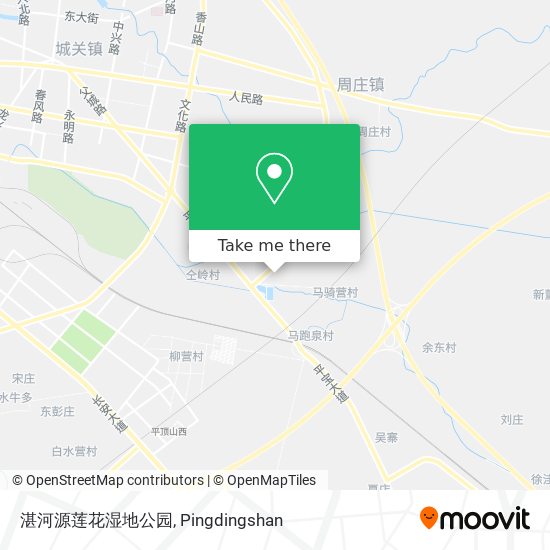 湛河源莲花湿地公园 map