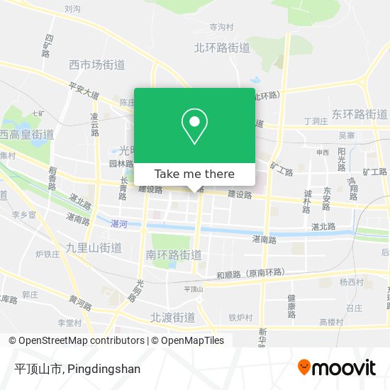平顶山市 map