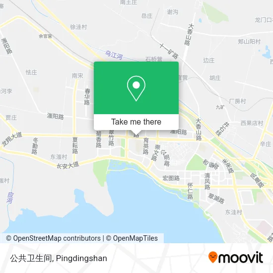 公共卫生间 map