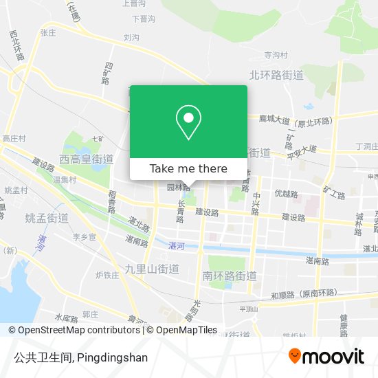 公共卫生间 map