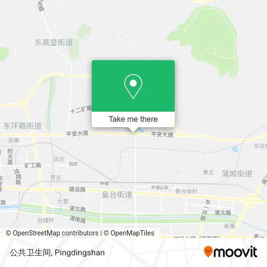 公共卫生间 map