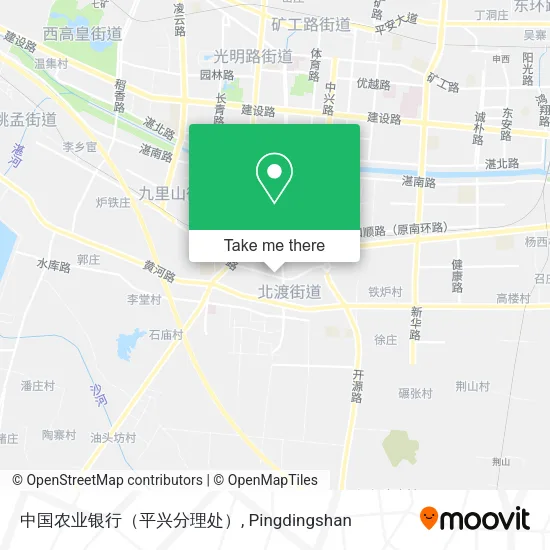 中国农业银行（平兴分理处） map