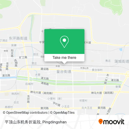 平顶山东机务折返段 map