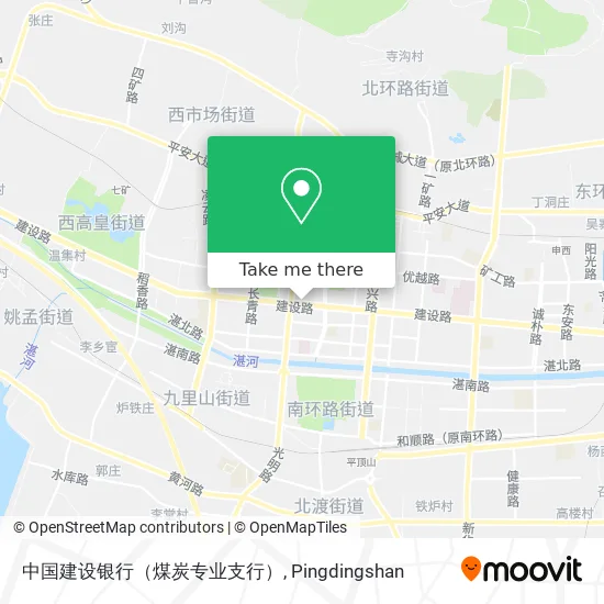 中国建设银行（煤炭专业支行） map