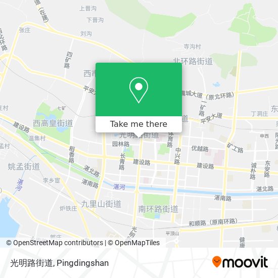 光明路街道 map