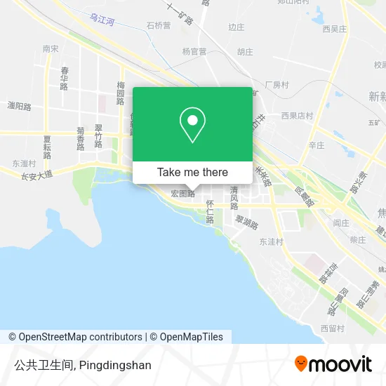 公共卫生间 map
