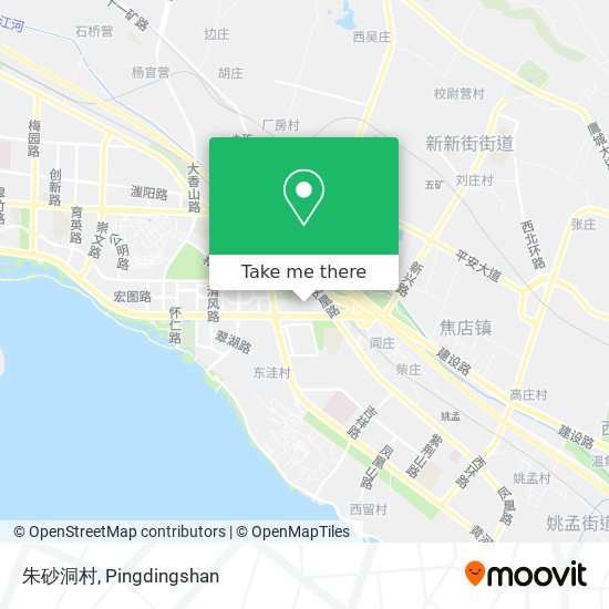 朱砂洞村 map