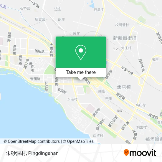 朱砂洞村 map