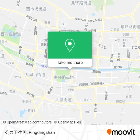 公共卫生间 map