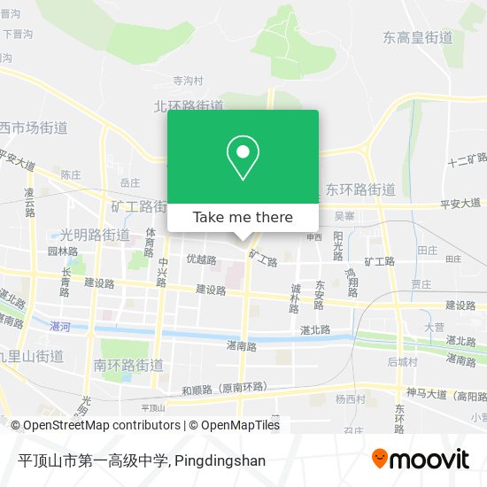 平顶山市第一高级中学 map