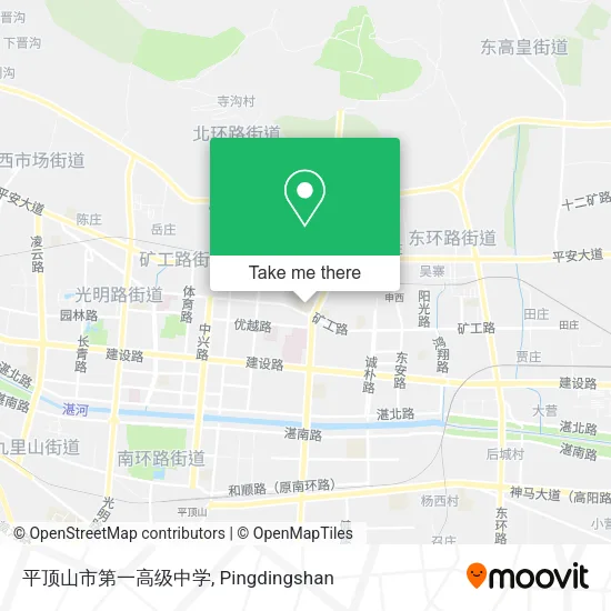 平顶山市第一高级中学 map