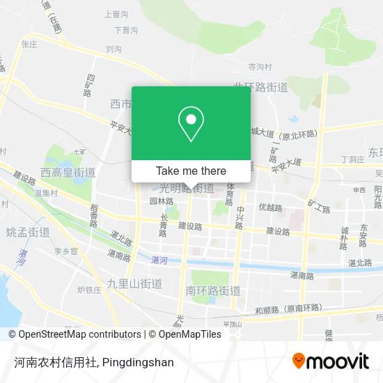 河南农村信用社 map