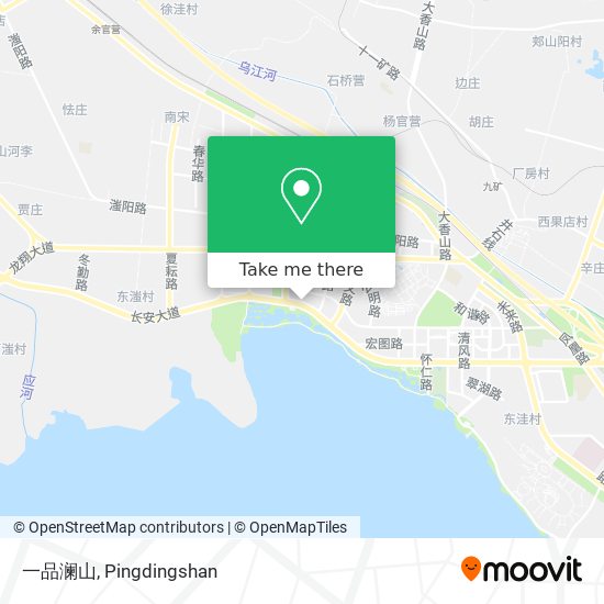 一品澜山 map