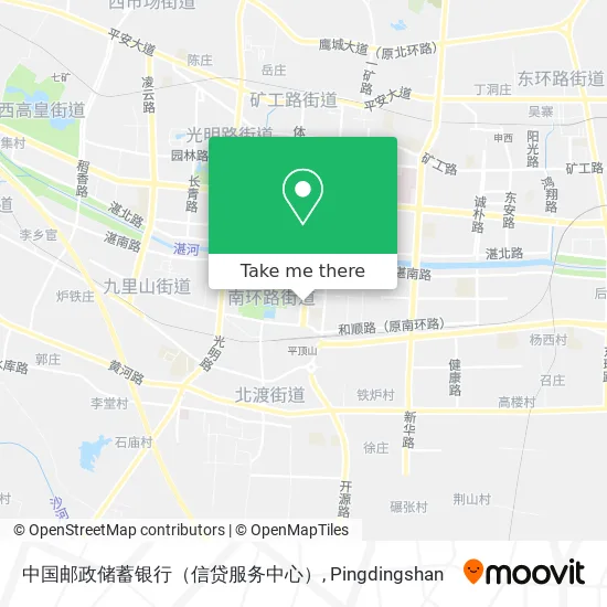 中国邮政储蓄银行（信贷服务中心） map