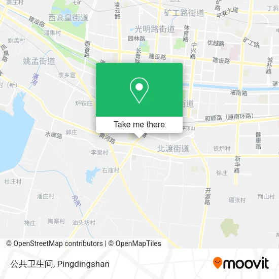 公共卫生间 map