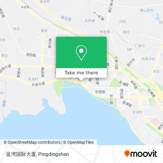 蓝湾国际大厦 map