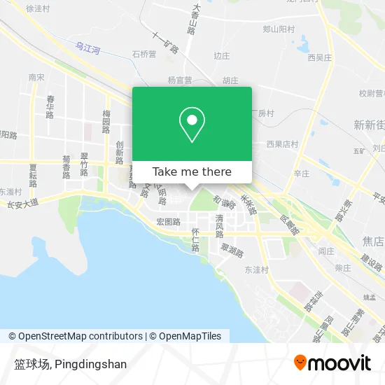 篮球场 map