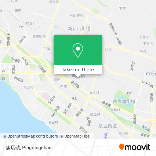 焦店镇 map